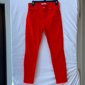 Sold - 7 for all mankind orange jeans size 29